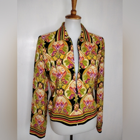 DELIGHTFUL SILK MAGGIE LONDON JACKET - Picture 7 of 11